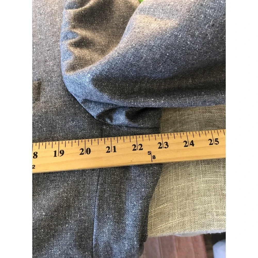 Jos. A. Bank Blazer Mens 46 Regular Gray Signature Collection Tailored Fit Silk